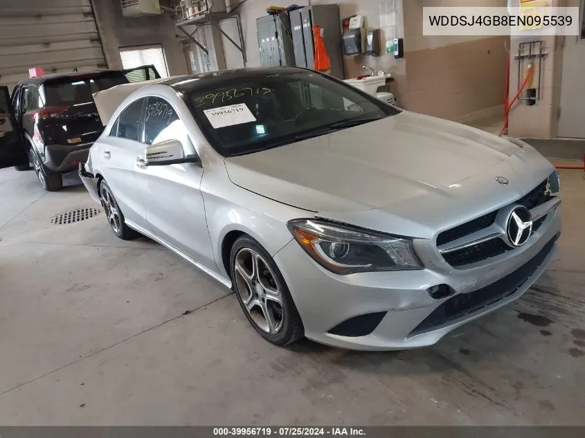 2014 Mercedes-Benz Cla 250 4Matic VIN: WDDSJ4GB8EN095539 Lot: 39956719