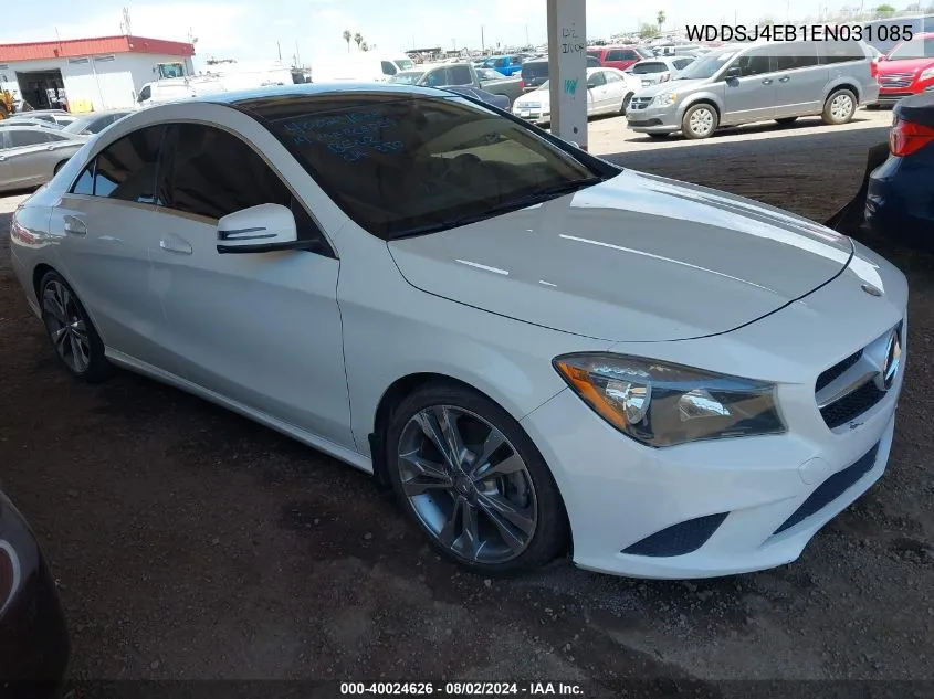 2014 Mercedes-Benz Cla 250 VIN: WDDSJ4EB1EN031085 Lot: 40024626