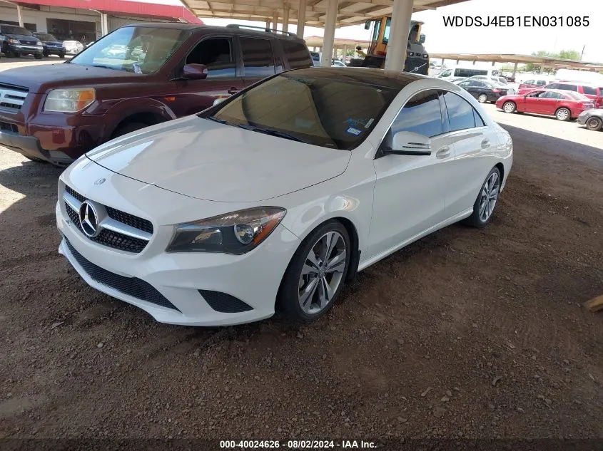 2014 Mercedes-Benz Cla 250 VIN: WDDSJ4EB1EN031085 Lot: 40024626