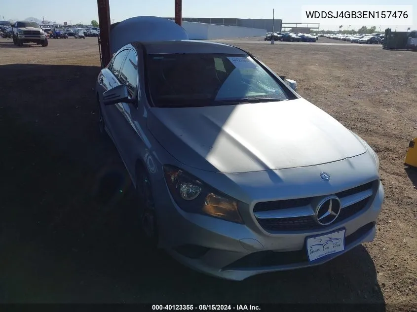 2014 Mercedes-Benz Cla 250 4Matic VIN: WDDSJ4GB3EN157476 Lot: 40123355