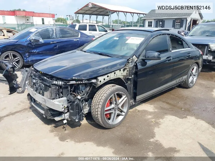 2014 Mercedes-Benz Cla 45 Amg 4Matic VIN: WDDSJ5CB7EN152146 Lot: 40171975