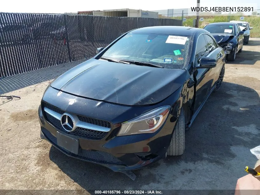 2014 Mercedes-Benz Cla 250 VIN: WDDSJ4EB8EN152891 Lot: 40185796