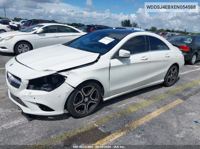 2014 Mercedes-Benz Cla 250 VIN: WDDSJ4EBXEN054588 Lot: 40241954