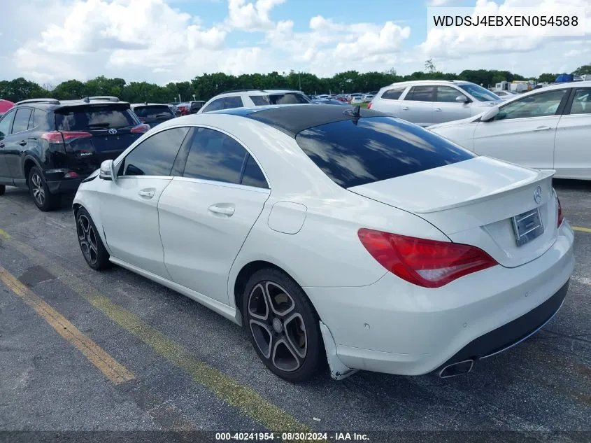 2014 Mercedes-Benz Cla 250 VIN: WDDSJ4EBXEN054588 Lot: 40241954