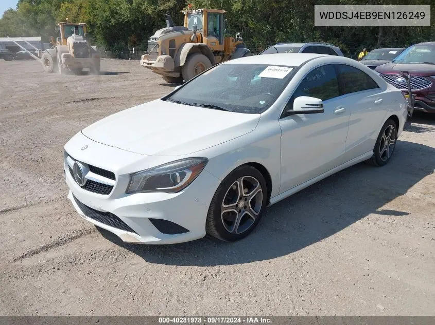 2014 Mercedes-Benz Cla 250 VIN: WDDSJ4EB9EN126249 Lot: 40281978