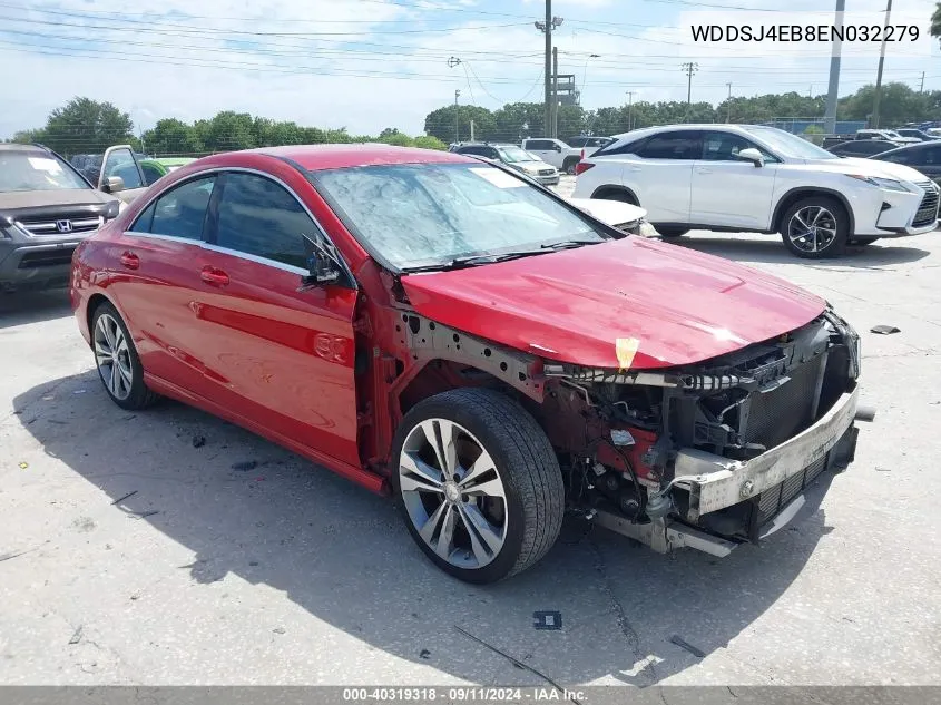 2014 Mercedes-Benz Cla 250 250 VIN: WDDSJ4EB8EN032279 Lot: 40319318