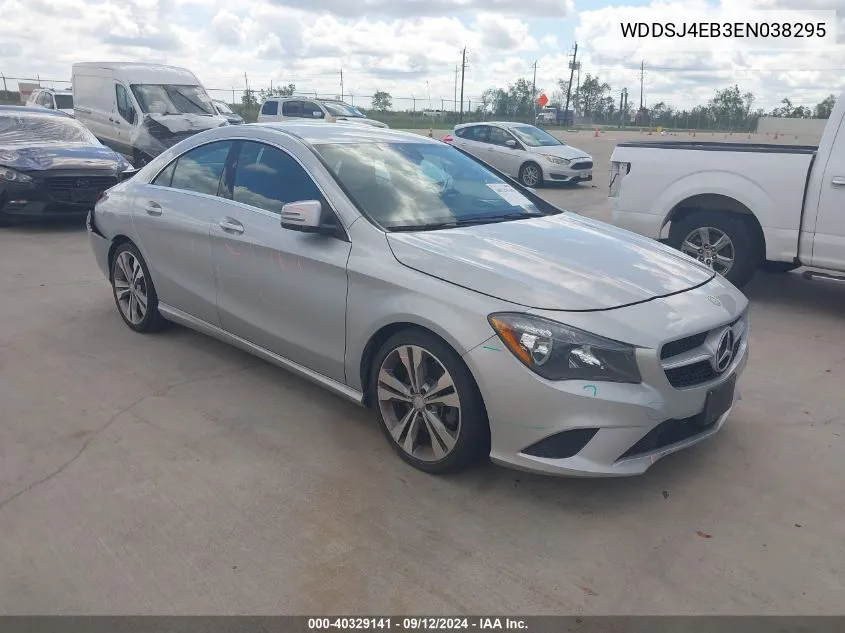 2014 Mercedes-Benz Cla 250 VIN: WDDSJ4EB3EN038295 Lot: 40329141