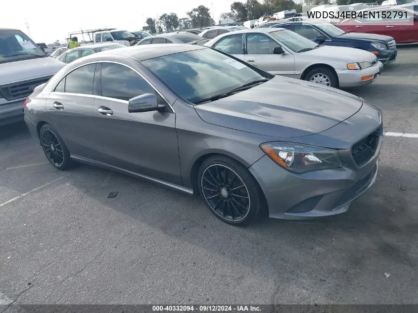 2014 Mercedes-Benz Cla 250 VIN: WDDSJ4EB4EN152791 Lot: 40332094