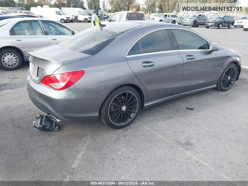 2014 Mercedes-Benz Cla 250 VIN: WDDSJ4EB4EN152791 Lot: 40332094