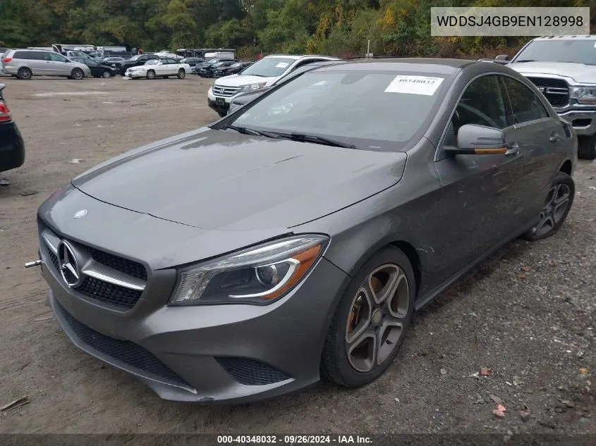 2014 Mercedes-Benz Cla 250 4Matic VIN: WDDSJ4GB9EN128998 Lot: 40348032