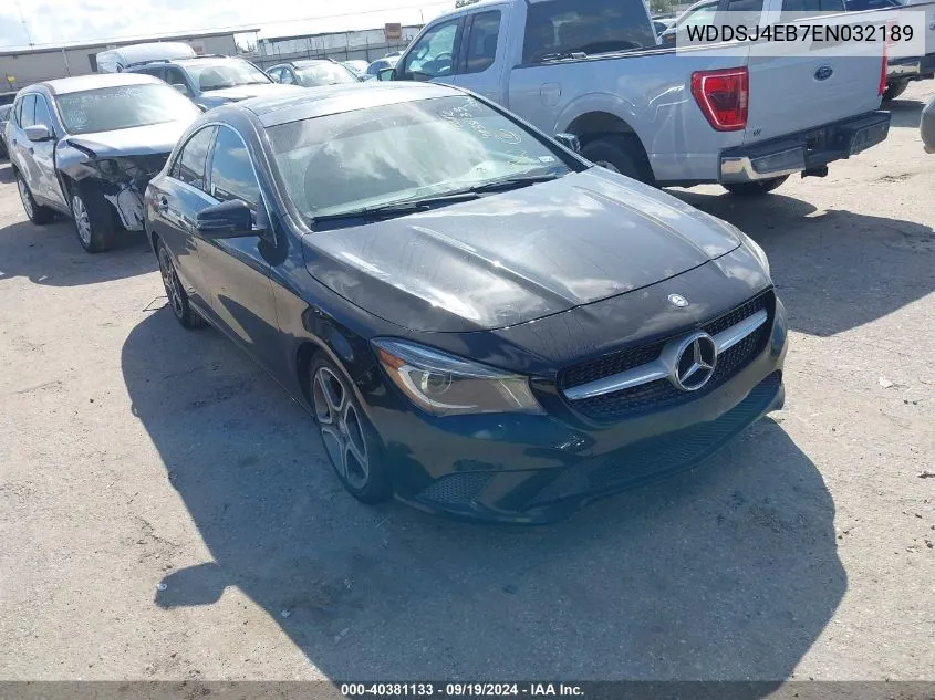 2014 Mercedes-Benz Cla 250 VIN: WDDSJ4EB7EN032189 Lot: 40381133