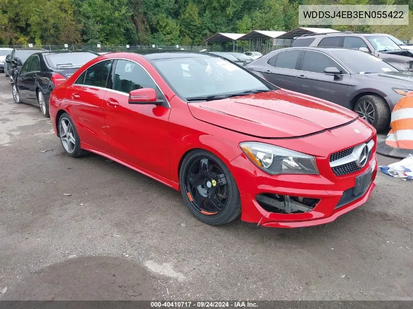 2014 Mercedes-Benz Cla 250 250 VIN: WDDSJ4EB3EN055422 Lot: 40410717