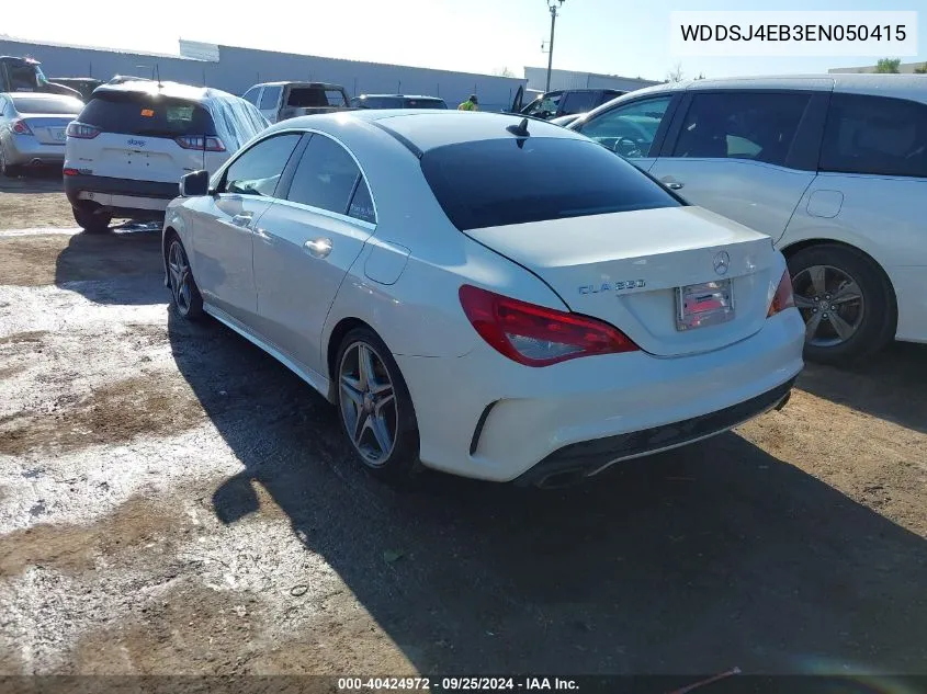 2014 Mercedes-Benz Cla 250 VIN: WDDSJ4EB3EN050415 Lot: 40424972