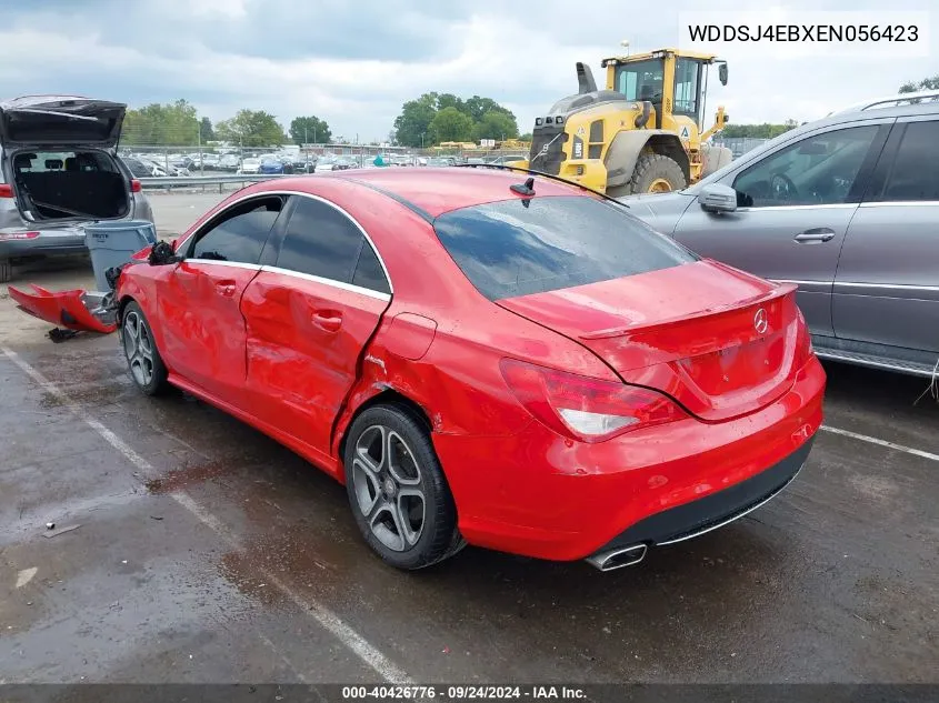 2014 Mercedes-Benz Cla 250 VIN: WDDSJ4EBXEN056423 Lot: 40426776