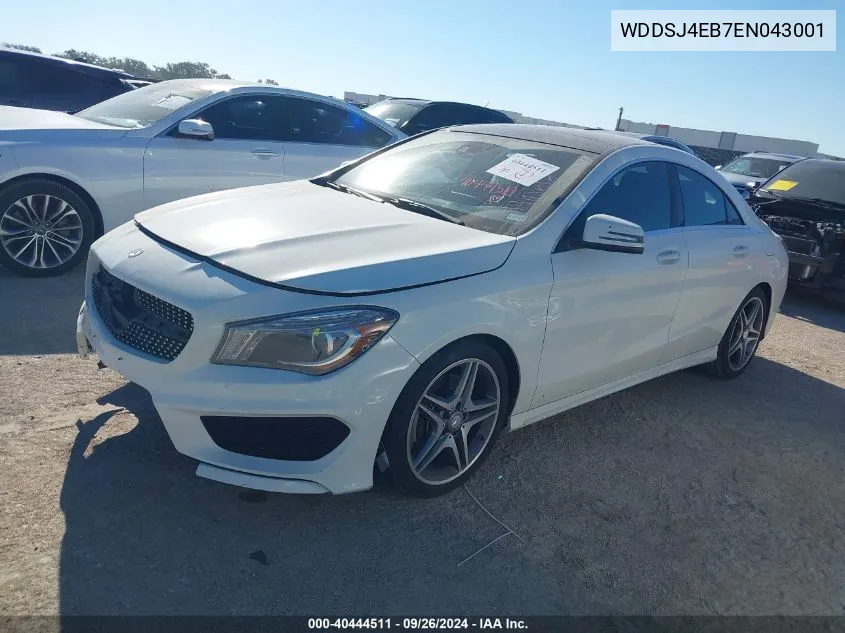 2014 Mercedes-Benz Cla 250 250 VIN: WDDSJ4EB7EN043001 Lot: 40444511