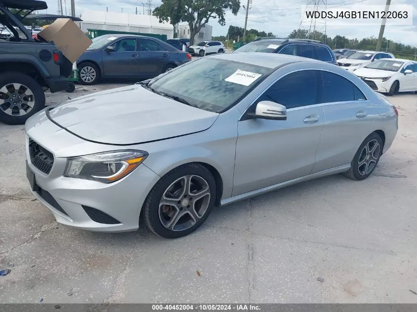 2014 Mercedes-Benz Cla 250 4Matic VIN: WDDSJ4GB1EN122063 Lot: 40452004