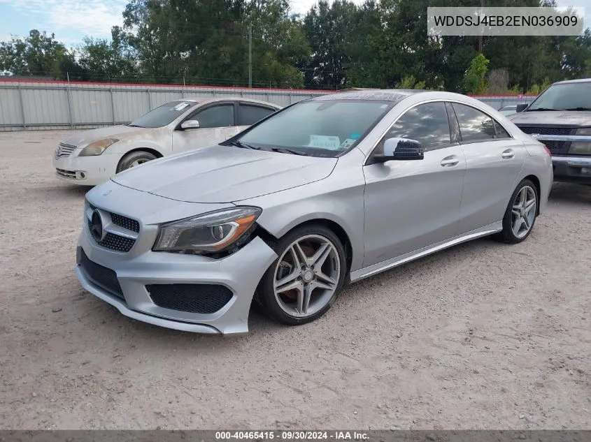 2014 Mercedes-Benz Cla 250 VIN: WDDSJ4EB2EN036909 Lot: 40465415