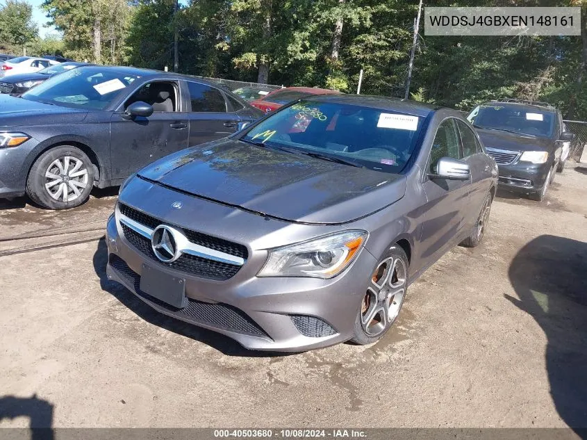 2014 Mercedes-Benz Cla 250 4Matic VIN: WDDSJ4GBXEN148161 Lot: 40503680