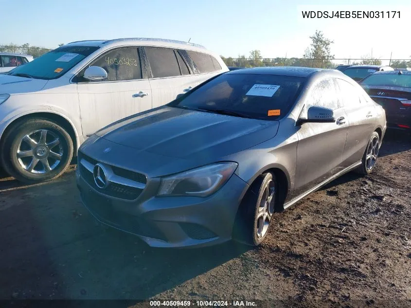 2014 Mercedes-Benz Cla 250 VIN: WDDSJ4EB5EN031171 Lot: 40509459