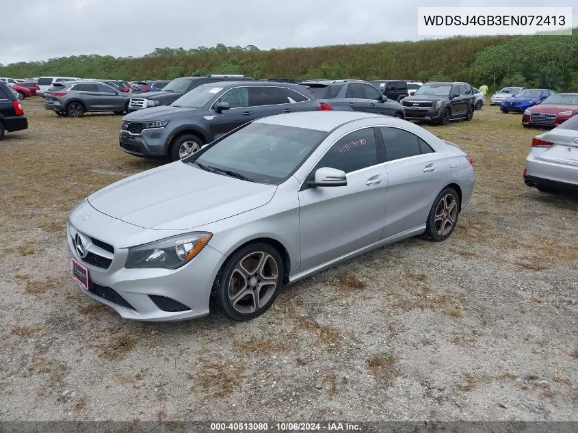 2014 Mercedes-Benz Cla 250 4Matic VIN: WDDSJ4GB3EN072413 Lot: 40513080