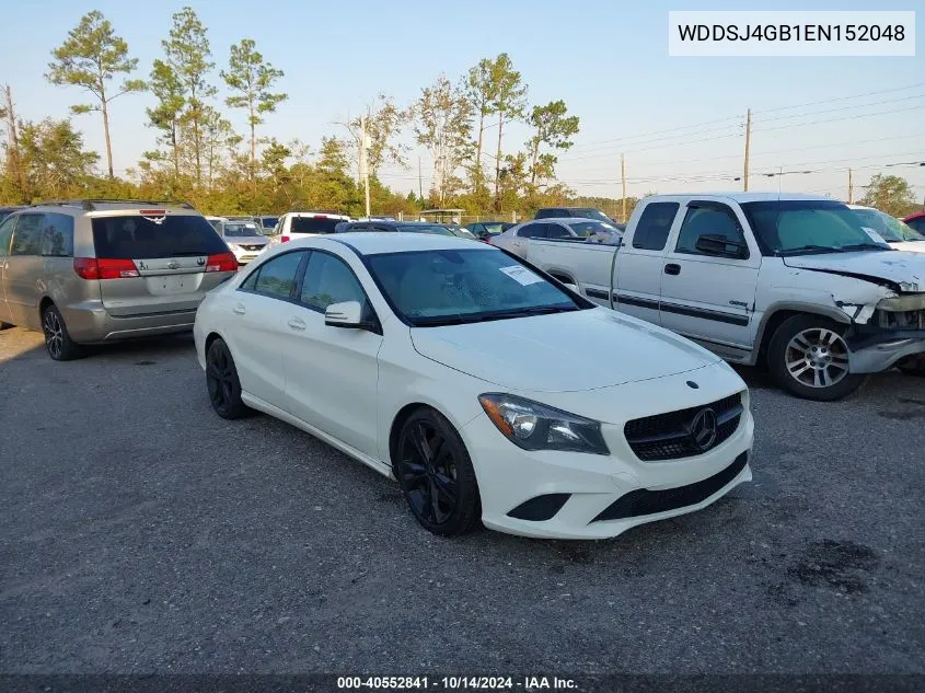 2014 Mercedes-Benz Cla 250 4Matic VIN: WDDSJ4GB1EN152048 Lot: 40552841