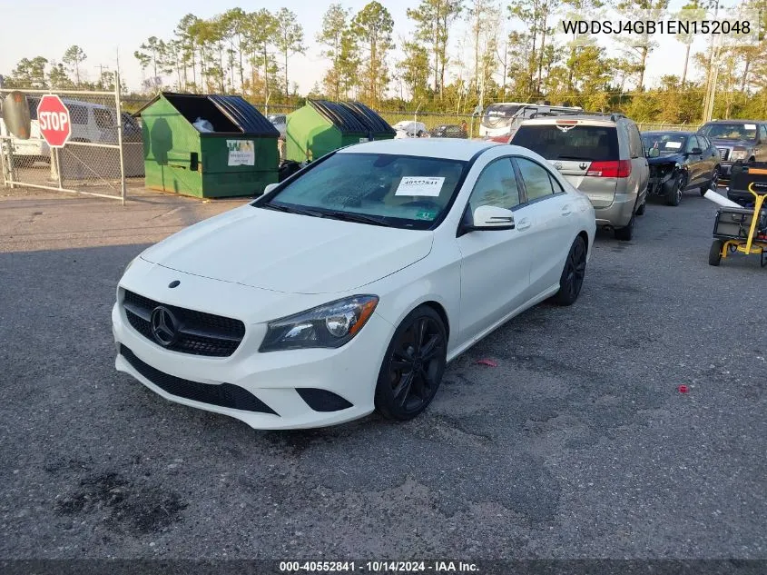 2014 Mercedes-Benz Cla 250 4Matic VIN: WDDSJ4GB1EN152048 Lot: 40552841