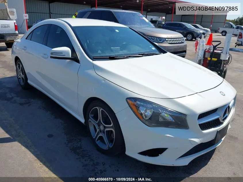 2014 Mercedes-Benz Cla 250 4Matic VIN: WDDSJ4GB4EN097885 Lot: 40566570