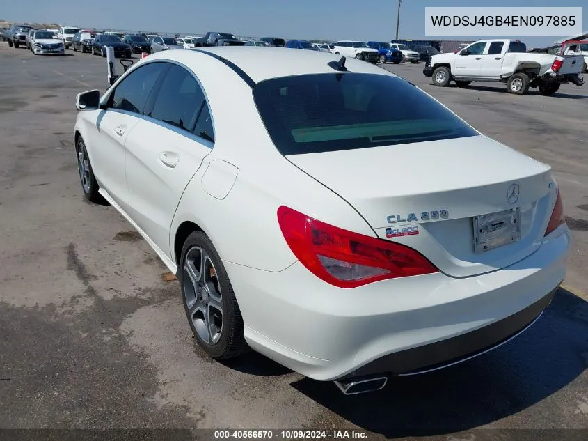 2014 Mercedes-Benz Cla 250 4Matic VIN: WDDSJ4GB4EN097885 Lot: 40566570