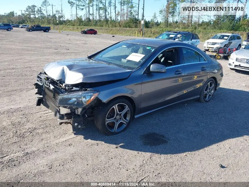 2014 Mercedes-Benz Cla 250 VIN: WDDSJ4EBXEN111498 Lot: 40589414