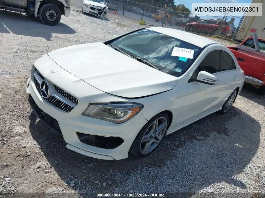 2014 Mercedes-Benz Cla 250 VIN: WDDSJ4EB4EN062301 Lot: 40610841