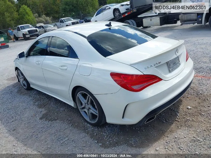 2014 Mercedes-Benz Cla 250 VIN: WDDSJ4EB4EN062301 Lot: 40610841