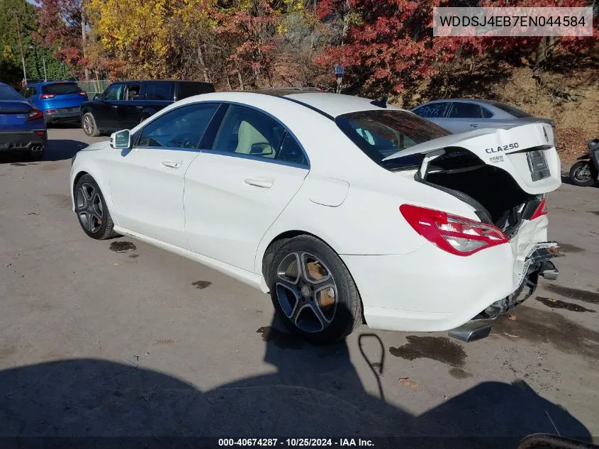 2014 Mercedes-Benz Cla 250 VIN: WDDSJ4EB7EN044584 Lot: 40674287