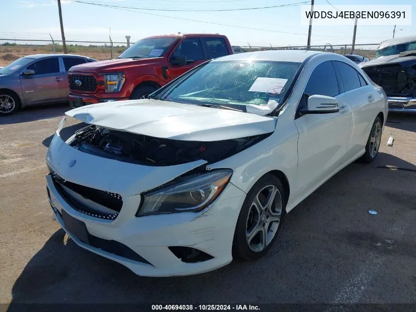 2014 Mercedes-Benz Cla 250 VIN: WDDSJ4EB3EN096391 Lot: 40694038