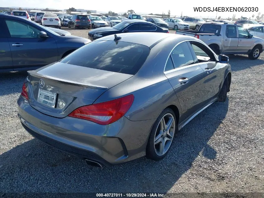 2014 Mercedes-Benz Cla 250 VIN: WDDSJ4EBXEN062030 Lot: 40727011