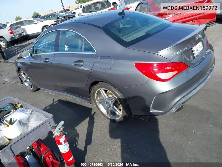 2014 Mercedes-Benz Cla 250 VIN: WDDSJ4EBXEN159972 Lot: 40730663