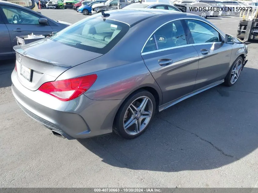 2014 Mercedes-Benz Cla 250 VIN: WDDSJ4EBXEN159972 Lot: 40730663