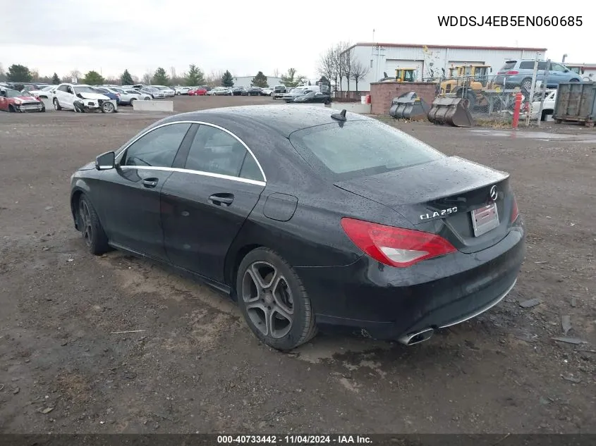 2014 Mercedes-Benz Cla 250 VIN: WDDSJ4EB5EN060685 Lot: 40733442