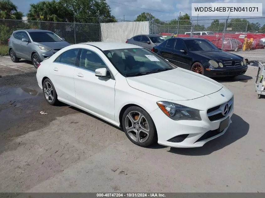 2014 Mercedes-Benz Cla 250 VIN: WDDSJ4EB7EN041071 Lot: 40747204