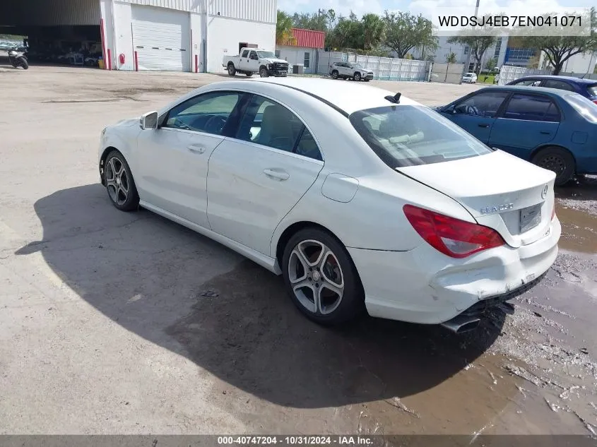 2014 Mercedes-Benz Cla 250 VIN: WDDSJ4EB7EN041071 Lot: 40747204