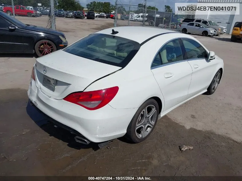 2014 Mercedes-Benz Cla 250 VIN: WDDSJ4EB7EN041071 Lot: 40747204