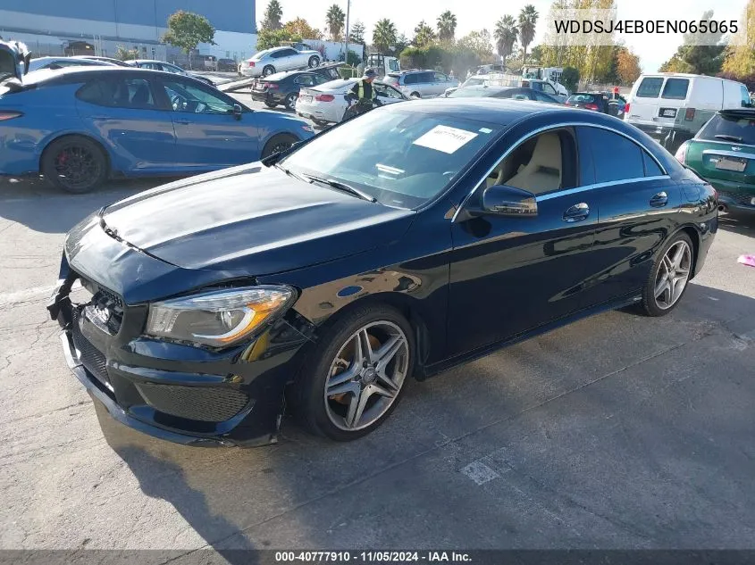 2014 Mercedes-Benz Cla 250 VIN: WDDSJ4EB0EN065065 Lot: 40777910