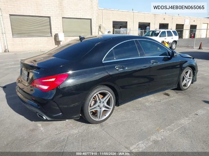 2014 Mercedes-Benz Cla 250 VIN: WDDSJ4EB0EN065065 Lot: 40777910