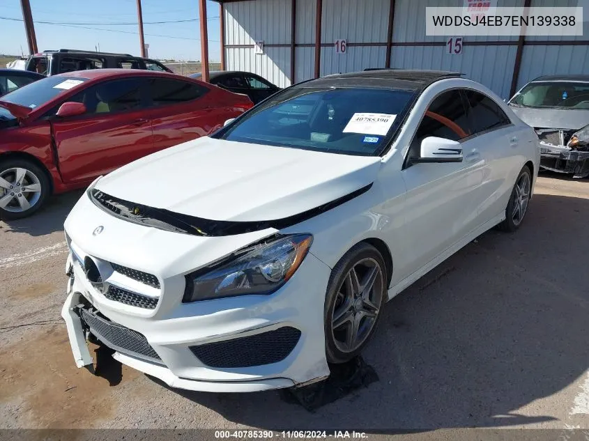 2014 Mercedes-Benz Cla 250 VIN: WDDSJ4EB7EN139338 Lot: 40785390