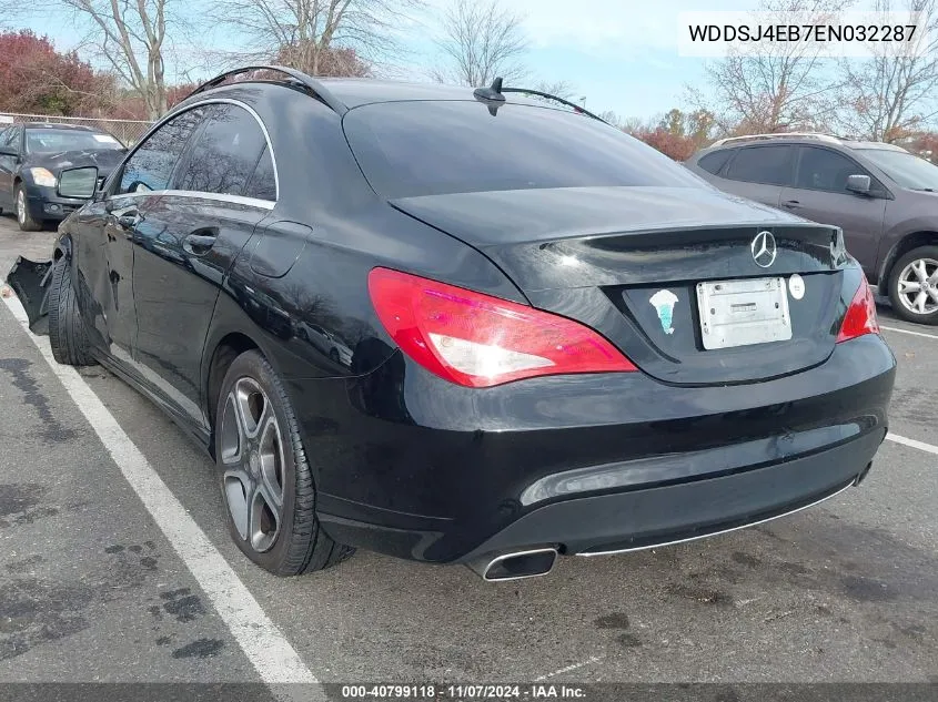 2014 Mercedes-Benz Cla 250 VIN: WDDSJ4EB7EN032287 Lot: 40799118