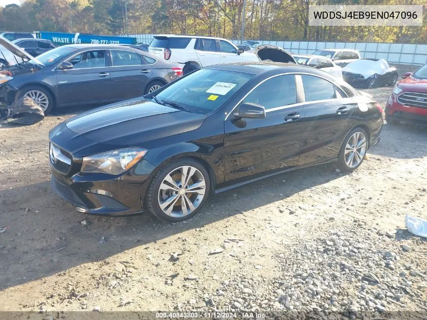 2014 Mercedes-Benz Cla 250 VIN: WDDSJ4EB9EN047096 Lot: 40843803