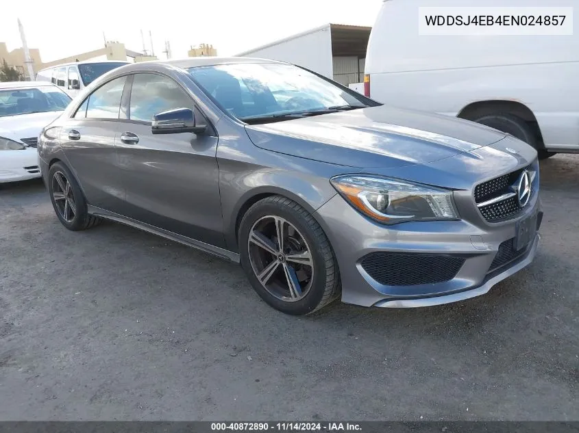 2014 Mercedes-Benz Cla 250 VIN: WDDSJ4EB4EN024857 Lot: 40872890