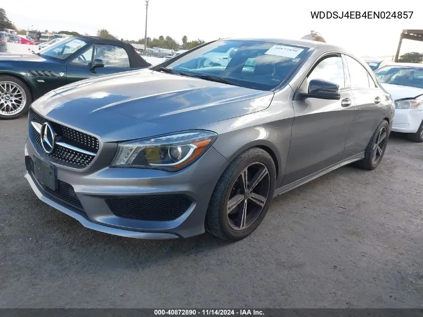 2014 Mercedes-Benz Cla 250 VIN: WDDSJ4EB4EN024857 Lot: 40872890