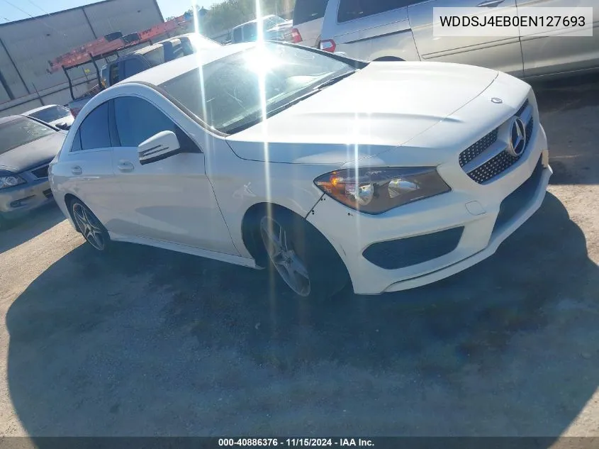 2014 Mercedes-Benz Cla 250 VIN: WDDSJ4EB0EN127693 Lot: 40886376