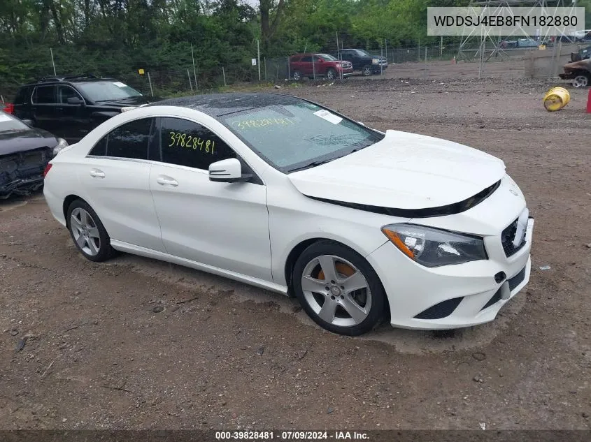 2015 Mercedes-Benz Cla 250 VIN: WDDSJ4EB8FN182880 Lot: 39828481