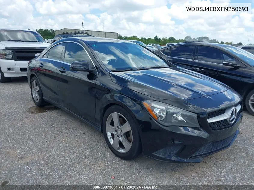 2015 Mercedes-Benz Cla 250 VIN: WDDSJ4EBXFN250693 Lot: 39973651